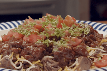 Nachos de Rabo de Res Estofado